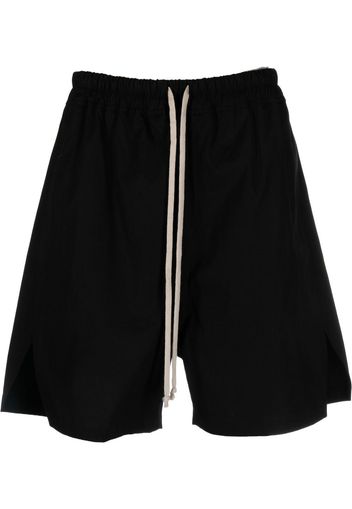 Rick Owens drawstring track shorts - Nero