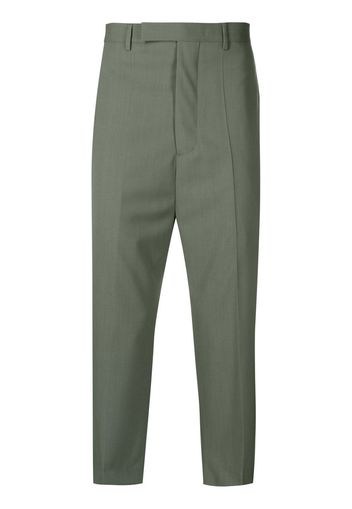 Rick Owens slim-cut leg trousers - Verde