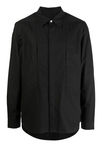 Rick Owens Camicia a maniche lunghe - Nero