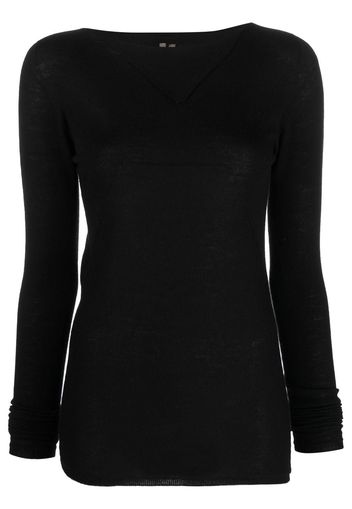 Rick Owens Column knit sweater - Nero