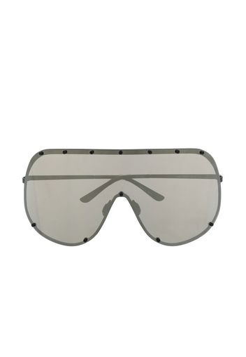 Rick Owens oversize mask sunglasses - Nero