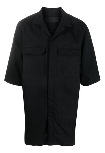 Rick Owens chest flap-pocket shirt - Nero