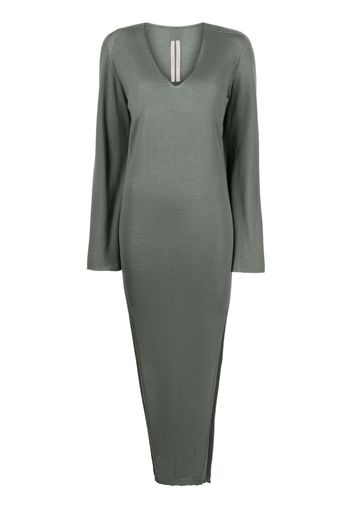 Rick Owens knitted cashmere dress - Verde