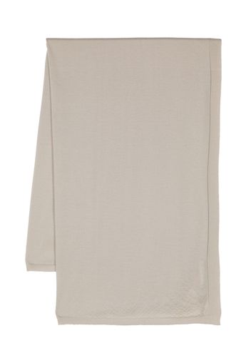 Rick Owens knitted cashmere scarf - Toni neutri