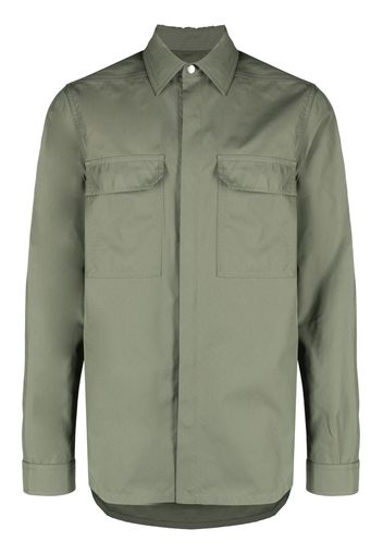 Rick Owens cotton shirt jacket - Verde