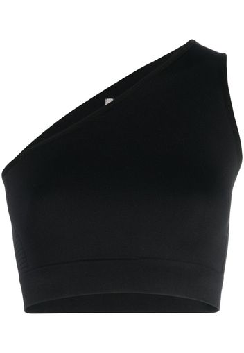 Rick Owens one-shoulder cropped top - Nero