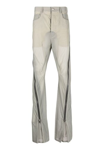 Rick Owens zip-detail straight-leg jeans - Toni neutri