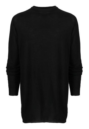 Rick Owens round-neck cashmere jumper - Nero