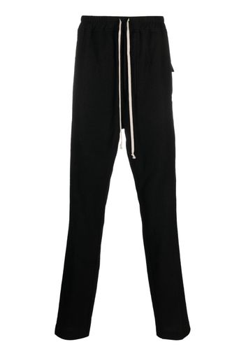 Rick Owens straight-leg wool track pants - Nero