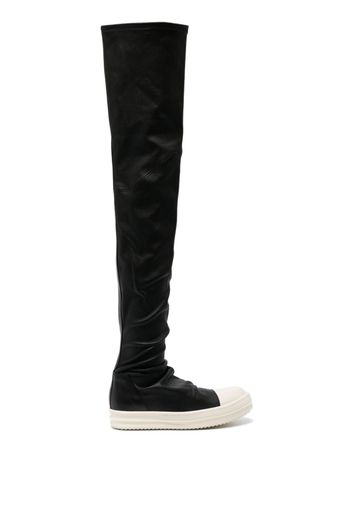 Rick Owens Stivali Stocking sopra il ginocchio - Nero