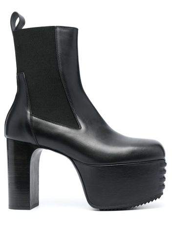 Rick Owens Stivali Minimal Grill 195mm in pelle - Nero