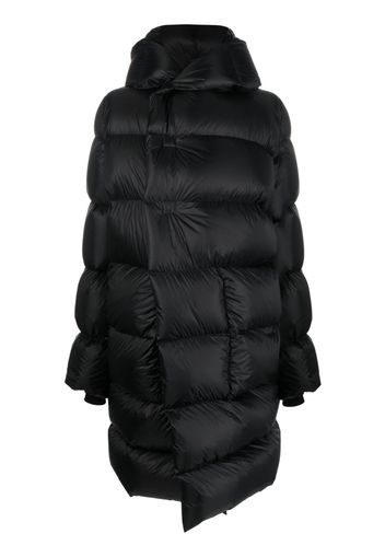 Rick Owens hooded padded coat - Nero