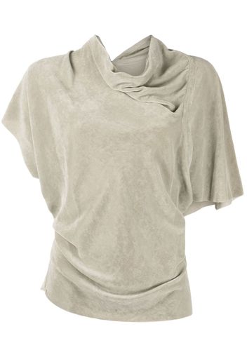Rick Owens asymmetric-design blouse - Grigio