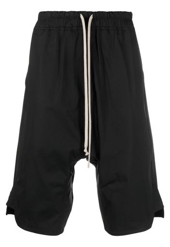 Rick Owens drawstring track shorts - Nero