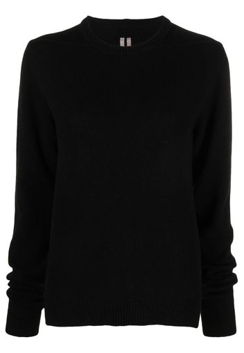 Rick Owens crew-neck cashmere-wool jumper - Nero