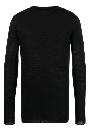 Rick Owens crew-neck virgin wool jumper - Nero