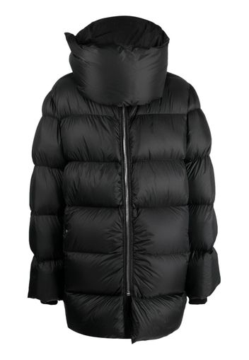 Rick Owens high-neck puffer coat - Nero