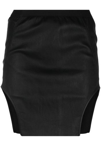 Rick Owens Diana leather miniskirt - Nero