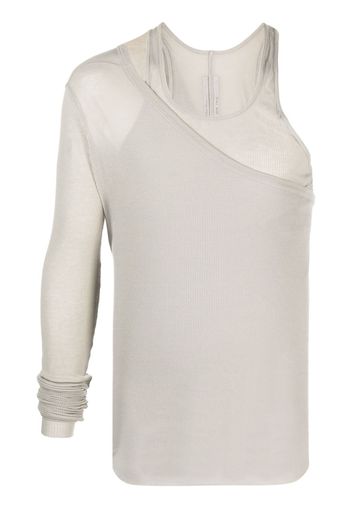 Rick Owens Ziggy Banana knit tank top - Toni neutri