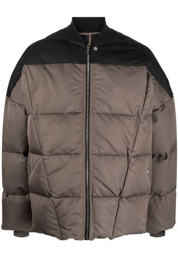 Rick Owens quilted padded Flight jacket - Nero