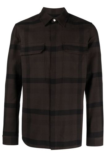 Rick Owens Camicia a quadri - Grigio