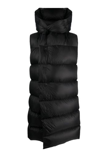 Rick Owens hooded puffer gilet - Nero