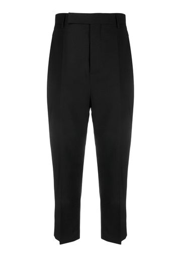 Rick Owens Pantaloni crop dritti - Nero