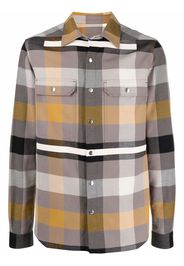 Rick Owens Camicia tartan - Grigio