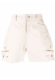 Rick Owens Shorts con effetto vissuto - Toni neutri