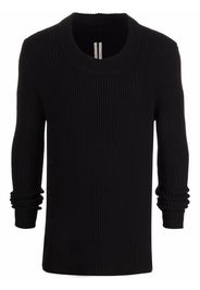 Rick Owens Maglione a coste - Nero