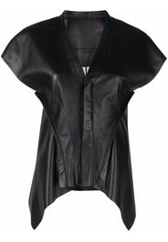 Rick Owens Naska leather vest - Nero