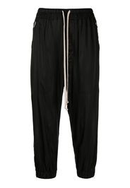 Rick Owens drawstring-waist cropped trousers - Nero