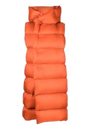 Rick Owens sleeveless padded coat - Arancione