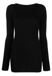 Rick Owens Al ribbed-knit wool jumper - Nero