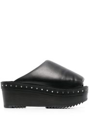 Rick Owens Mules a punta aperta - Nero