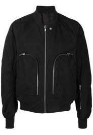 Rick Owens multi-zip bomber jacket - Nero