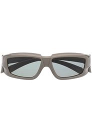 Rick Owens Rick rectangle-frame sunglasses - Grigio