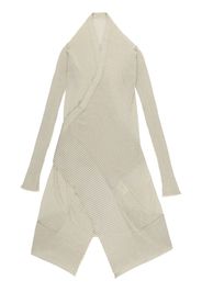 Rick Owens long asymmetric-hem cardigan - Toni neutri