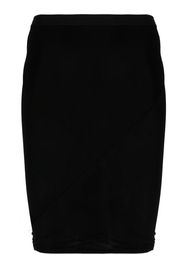 Rick Owens stretch pencil skirt - Nero