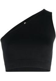 Rick Owens one-shoulder cropped top - Nero