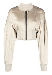 Rick Owens Girders cropped bomber jacket - Toni neutri