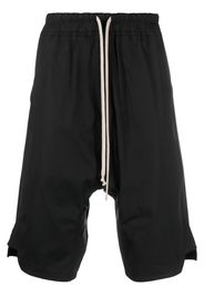 Rick Owens drawstring track shorts - Nero