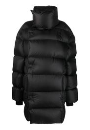 Rick Owens padded high-neck coat - Nero