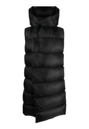 Rick Owens hooded puffer gilet - Nero