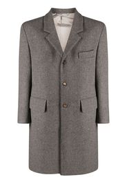 Rier single-breasted wool coat - Grigio