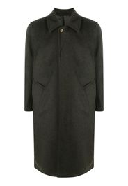 Rier single-breasted wool trench coat - Verde