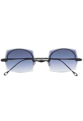 Rigards rimless square-frame sunglasses - Nero
