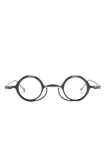 Rigards clip-on lens round-frame glasses - Grigio