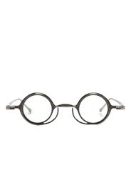 Rigards clip-on lens round-frame glasses - Grigio