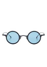 Rigards Occhiali da sole tondi con finitura opaca - Blu